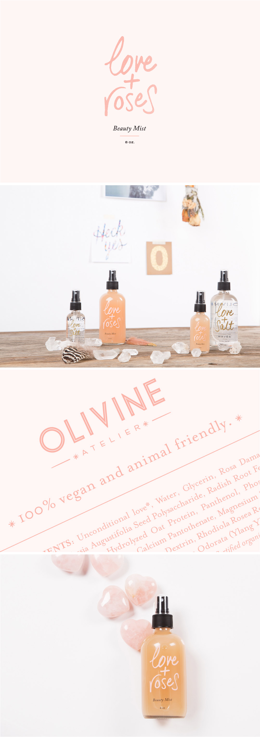 Olivine Atelier Love And Roses Beauty Mist