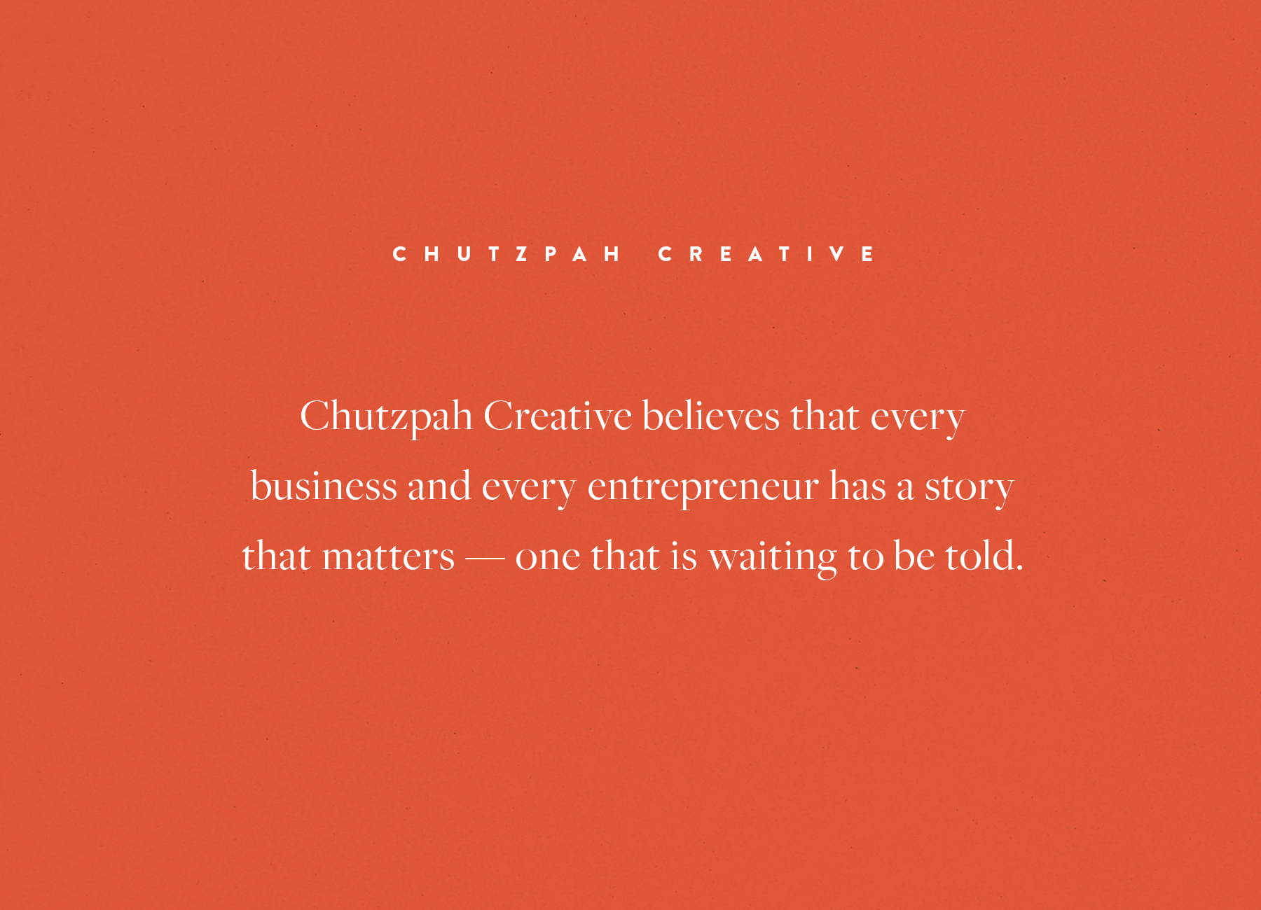 We Are Branch | Chutzpah Creative