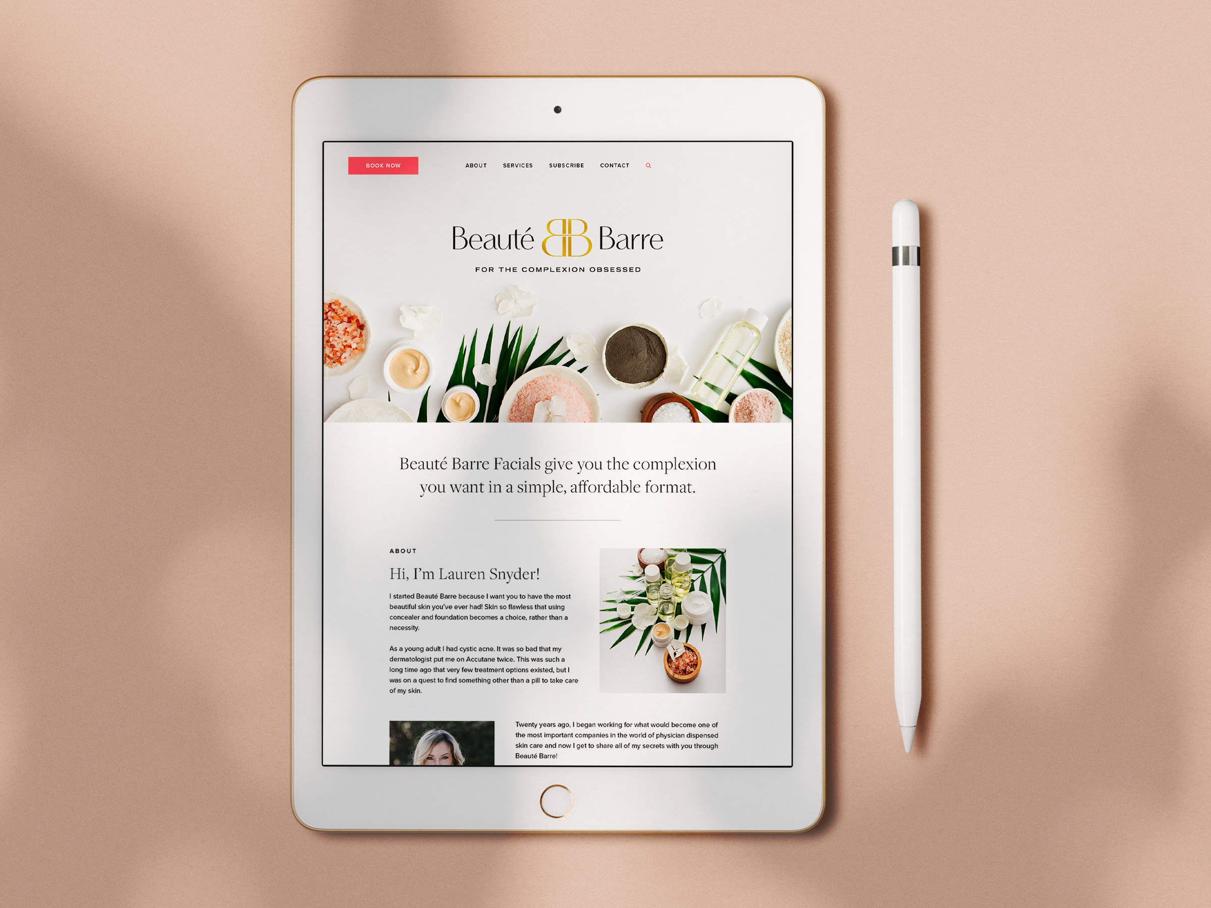 We Are Branch | Beauté Barre Skincare Studio — Branding, Collateral and Web